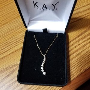 Journey 14k Gold 1/2 CT Diamond Necklace & Pendant